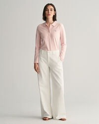 Shield lang&aelig;rmet piqu&eacute; poloskjorte