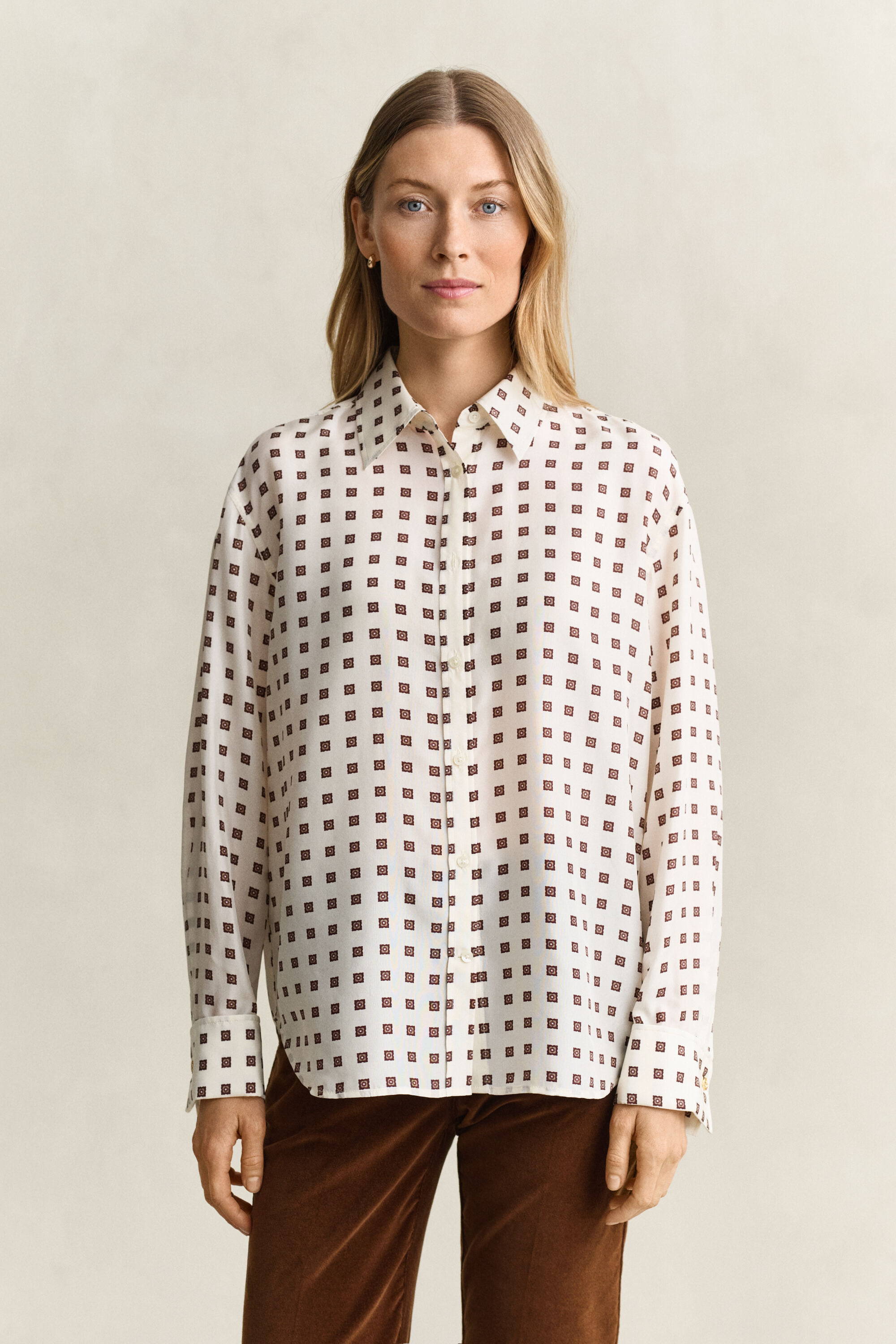 Bluse i habotai silke