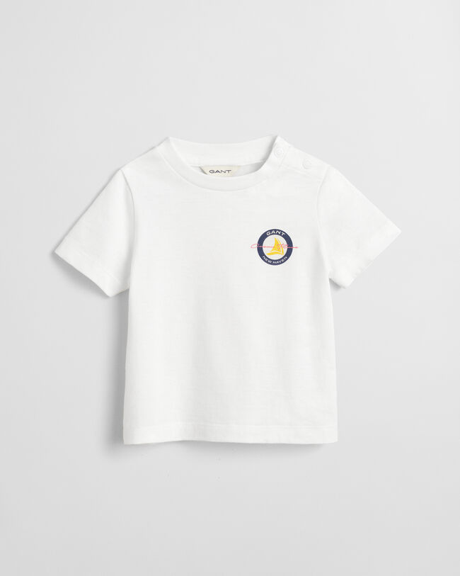 Baby GANT T-shirt med sejlads-grafik