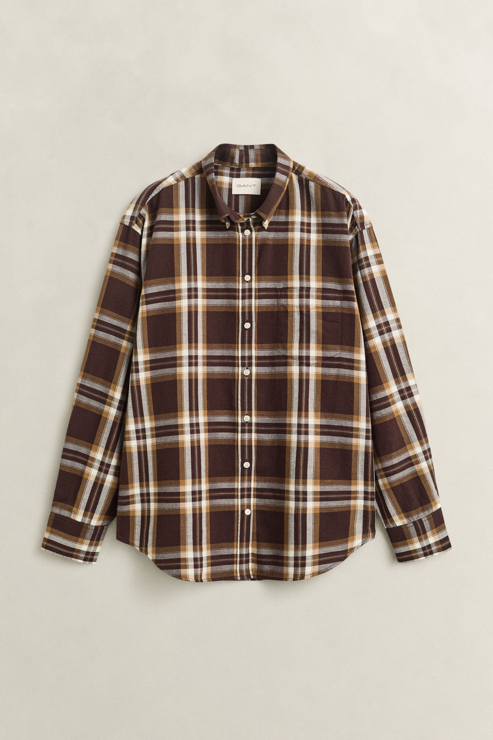 Relaxed flannelskjorte