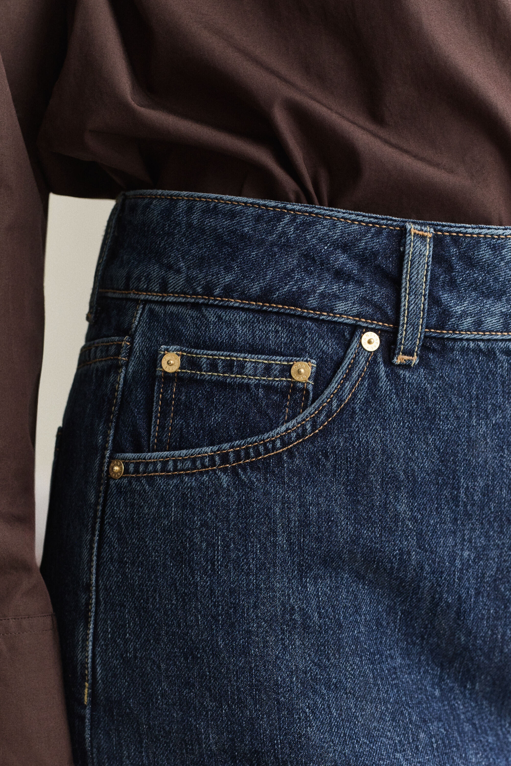 Denim-nederdel