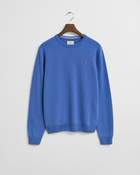 Crewneck sweater i ekstra fin lammeuld