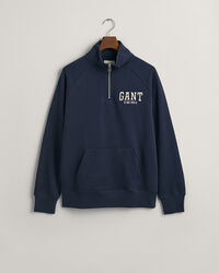 GANT Arch Graphic sweatshirt med halv lynl&aring;s