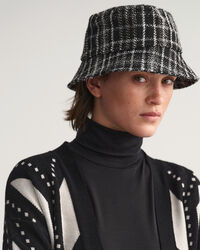 Argyle cardigan med V-hals