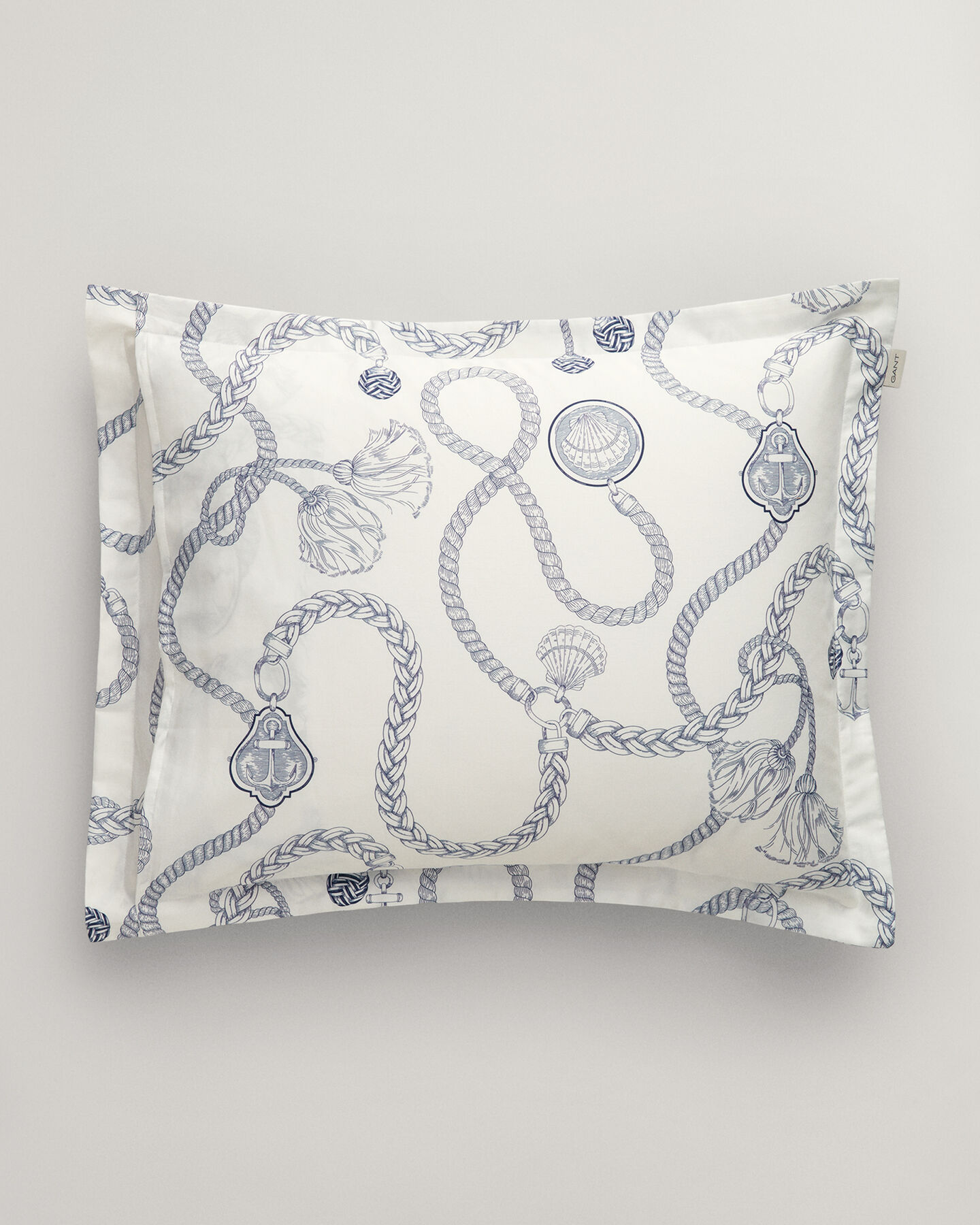 Pudebetræk med sejlads-tryk