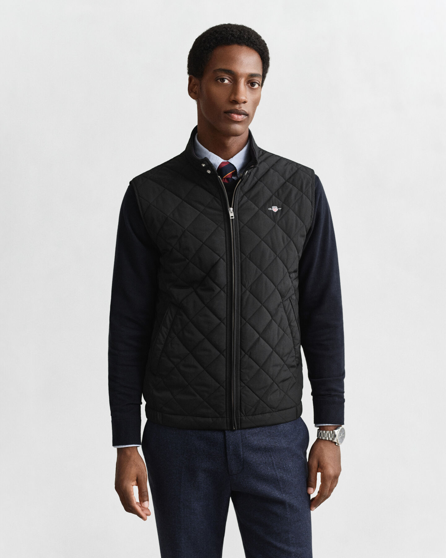 Quiltet Windcheater vest