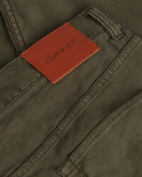 Slim fit jeans af bomuld og h&oslash;r