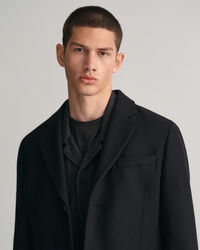 Tailored fit klassiske overjakke af uld