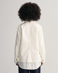 Skjortejakke af twill