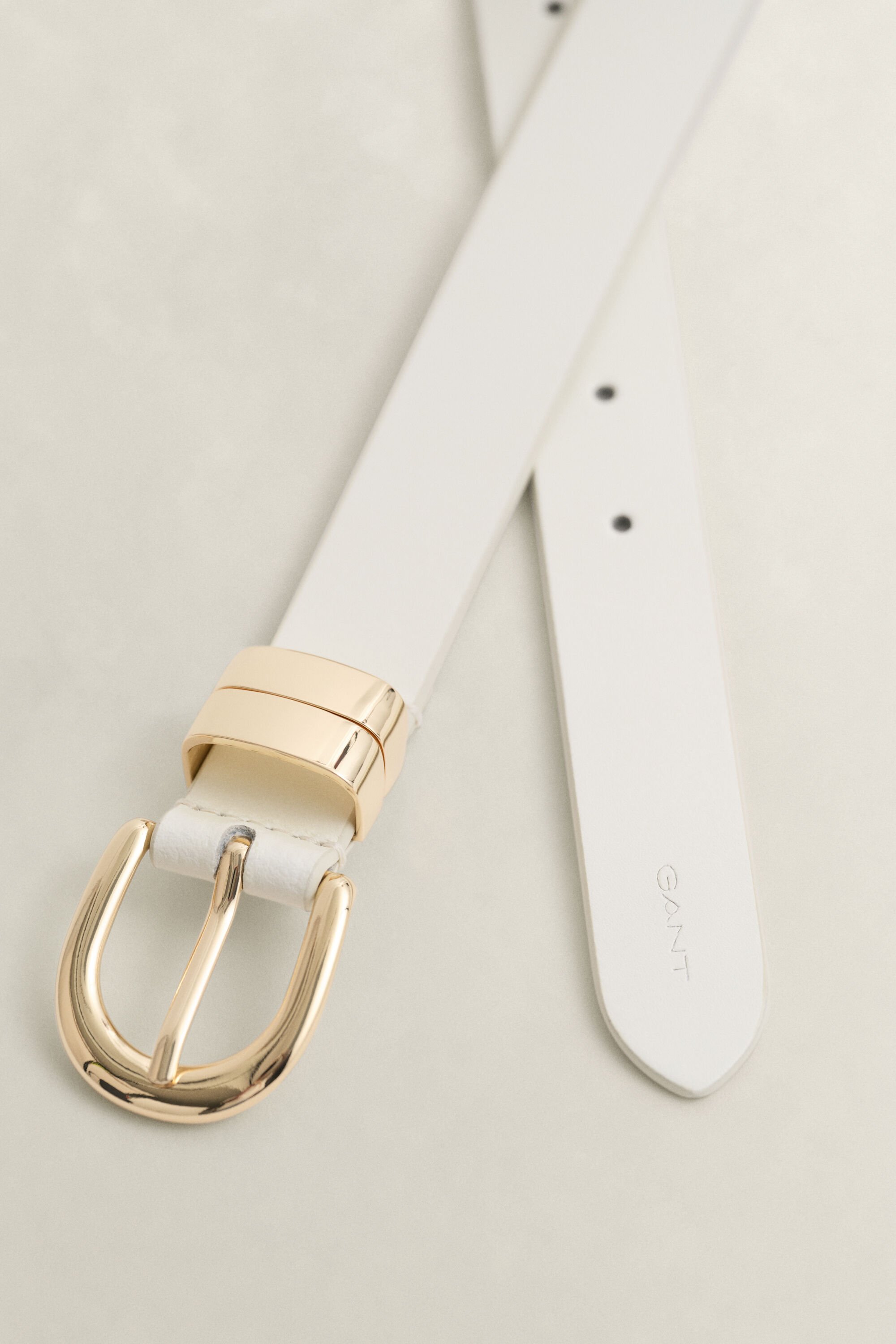 Læderbælte med kraftig holder