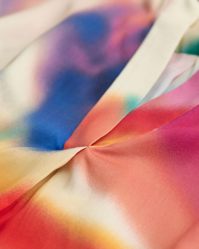 &AElig;rmel&oslash;s bluse med blomstertryk