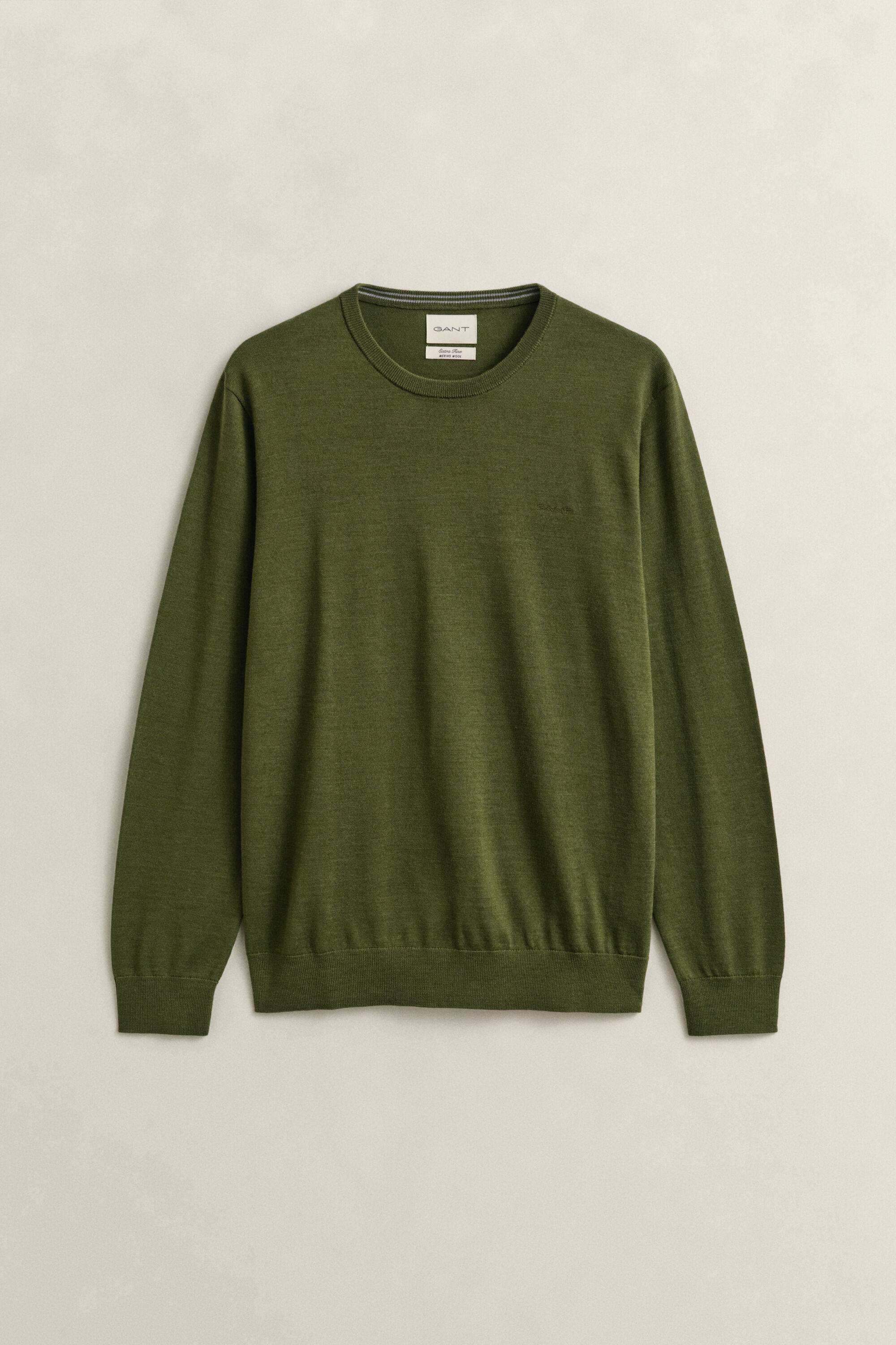 Merino Wool Crew Neck Sweater