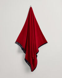 Strandhåndklæde med tonale striber