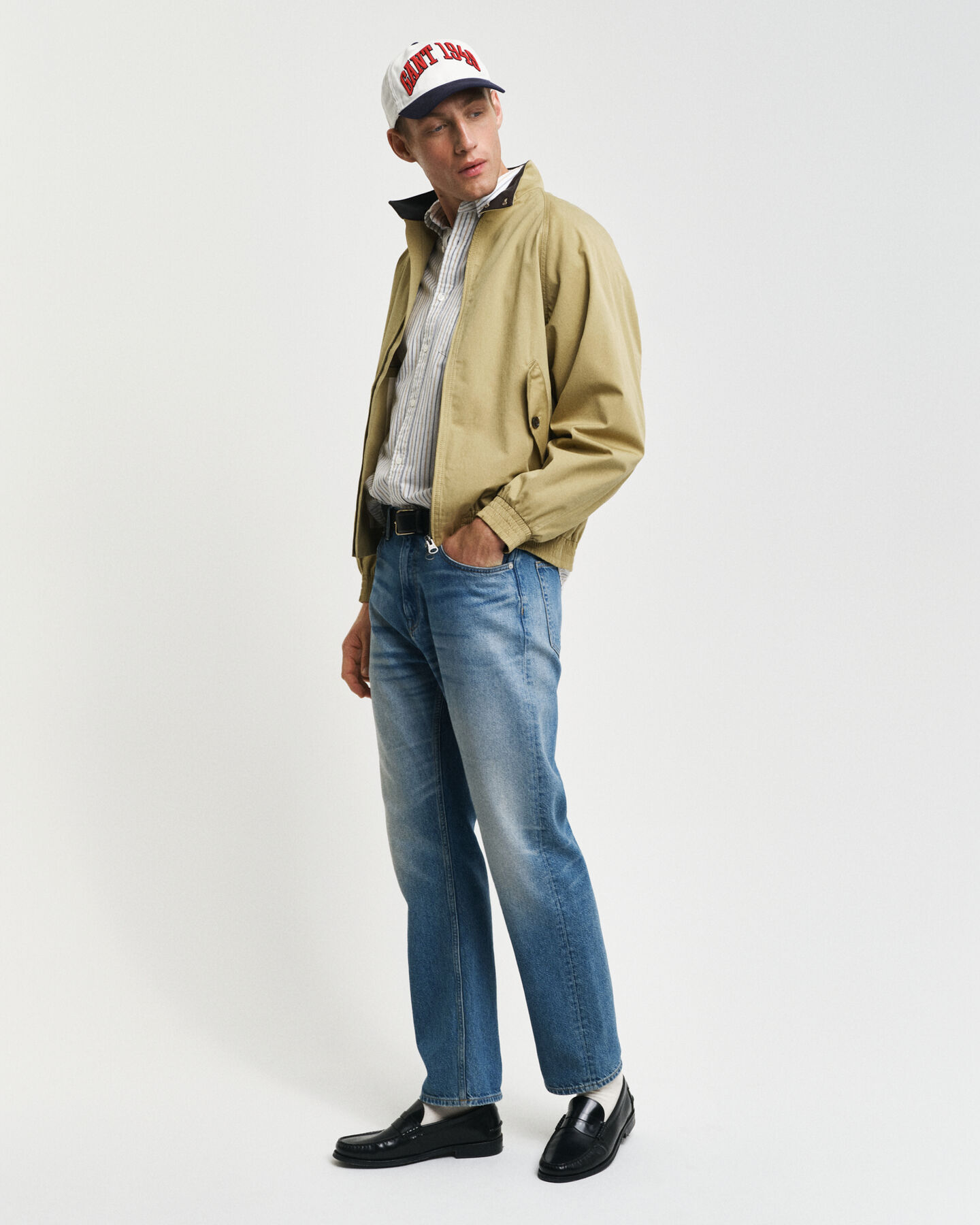 Harrington jakke af bomuld