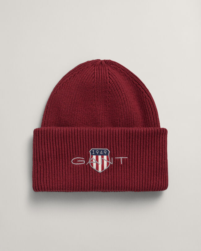 Archive Shield beanie af bomuld