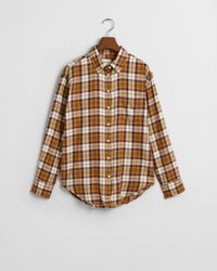 Relaxed fit ternet flannelskjorte