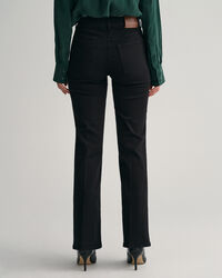 Farvede jeans med svaj