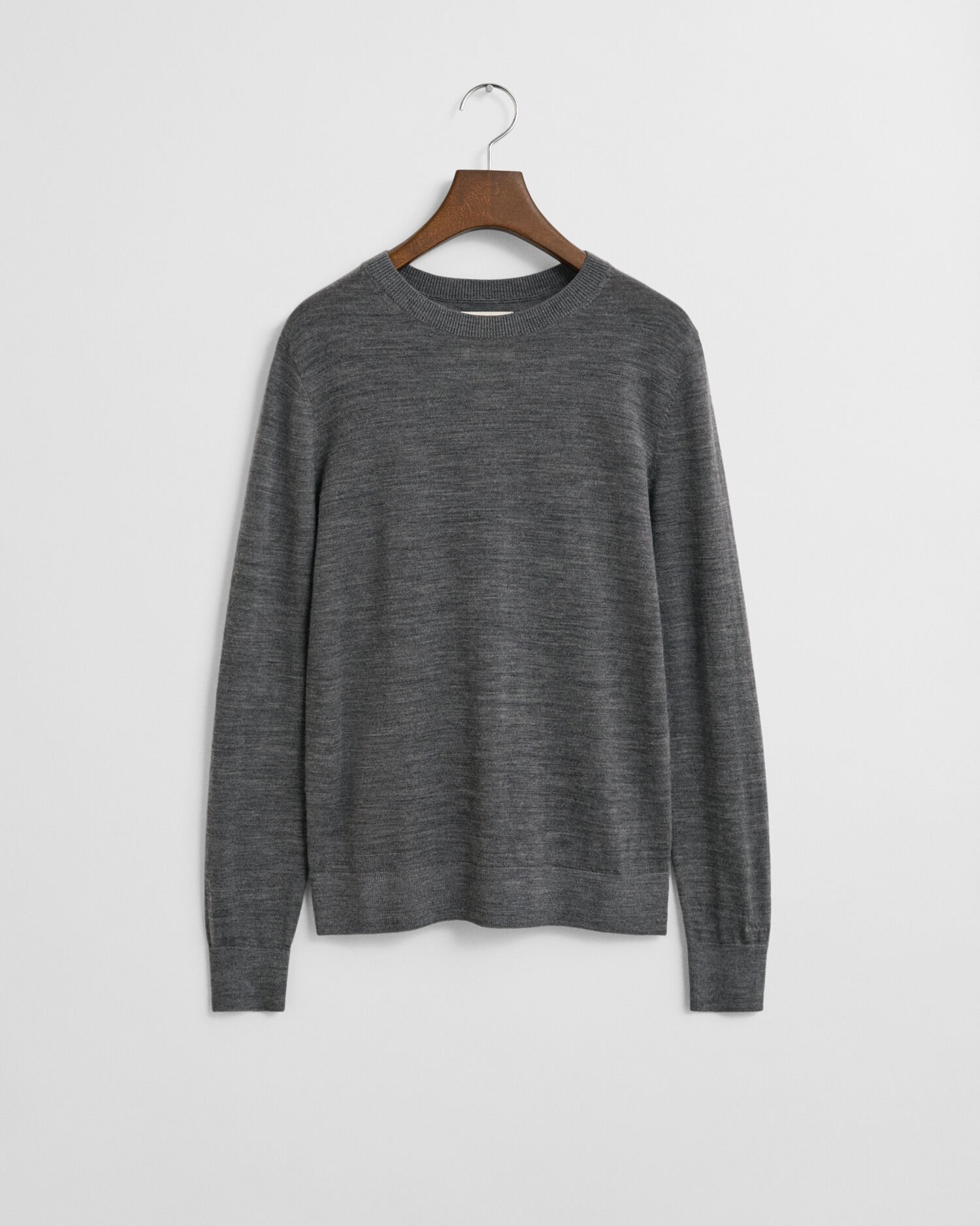 Crewneck sweater af ekstra fin merinould