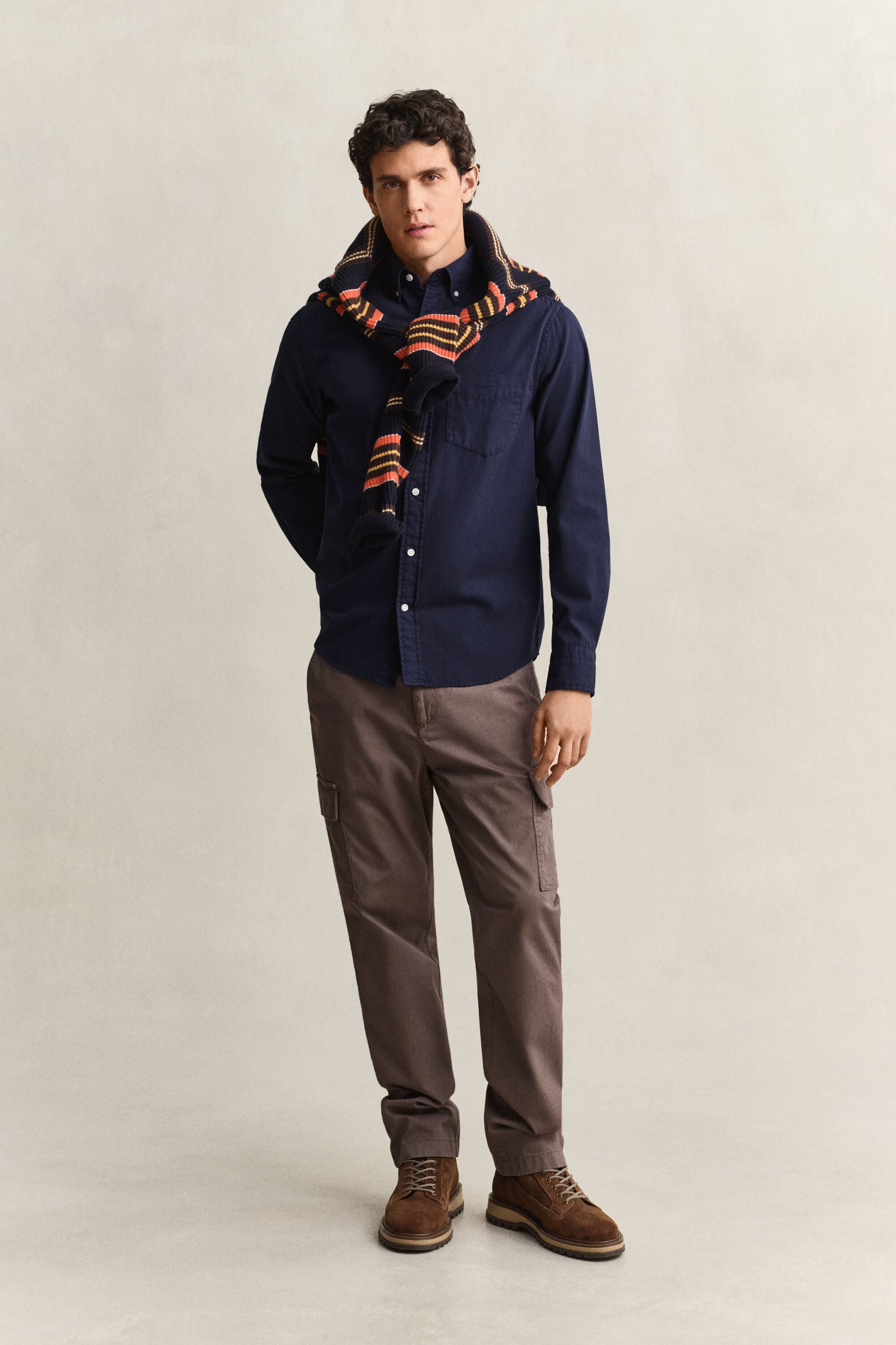 Regular fit skjorte af twill