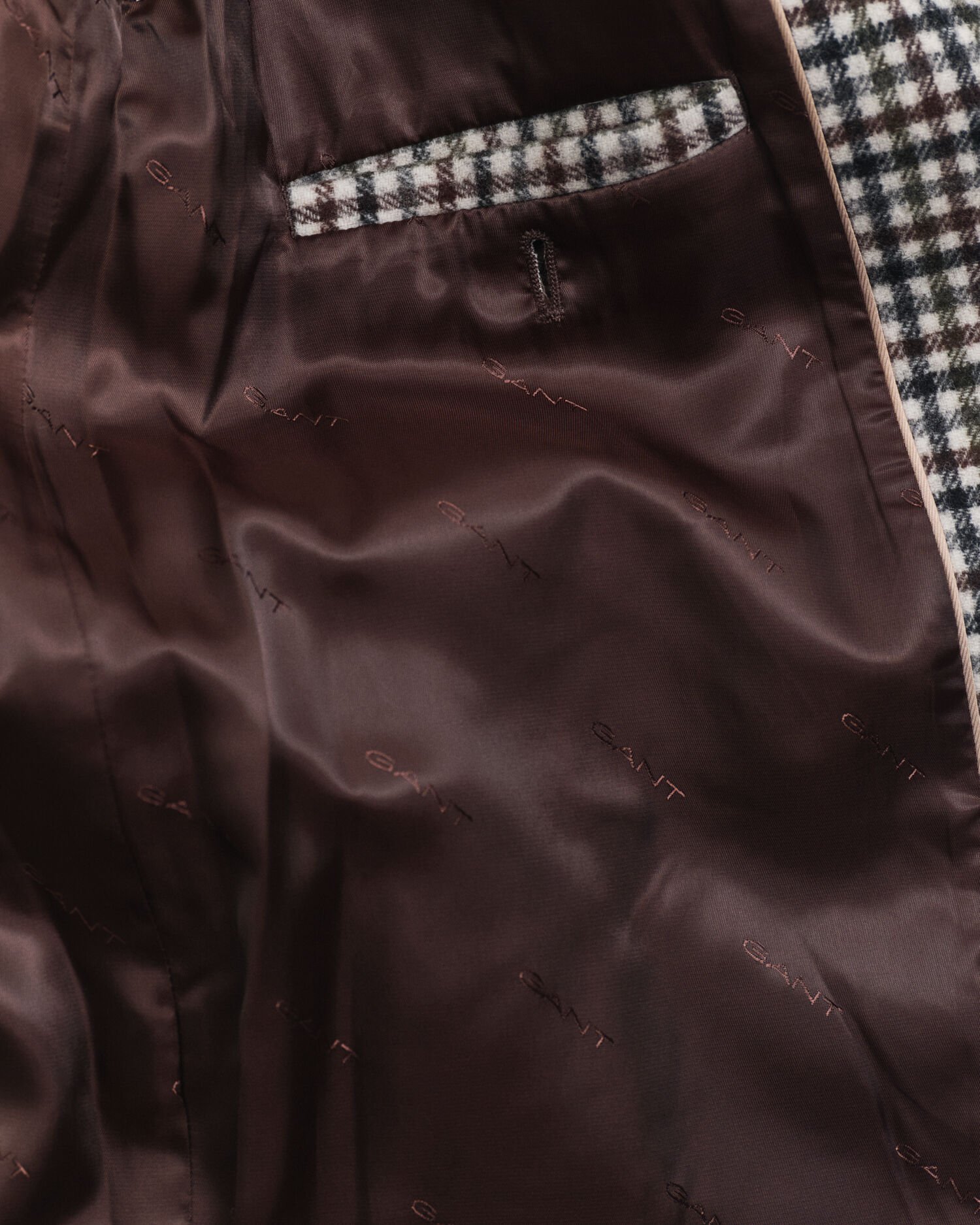 Ternet Car Coat af uldblanding