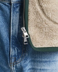 Fleece af uldblanding