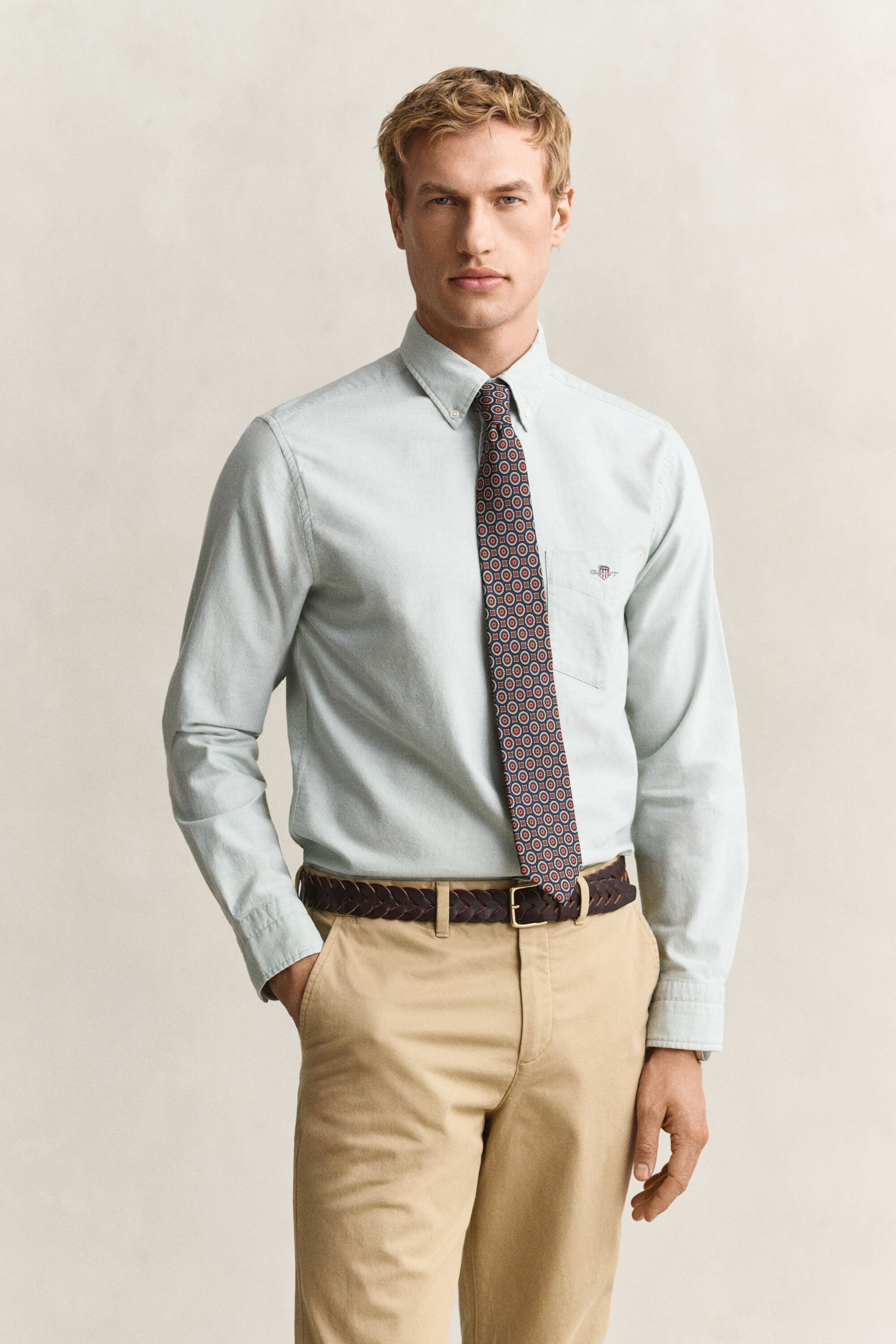 Regular fit klassisk Oxford-skjorte