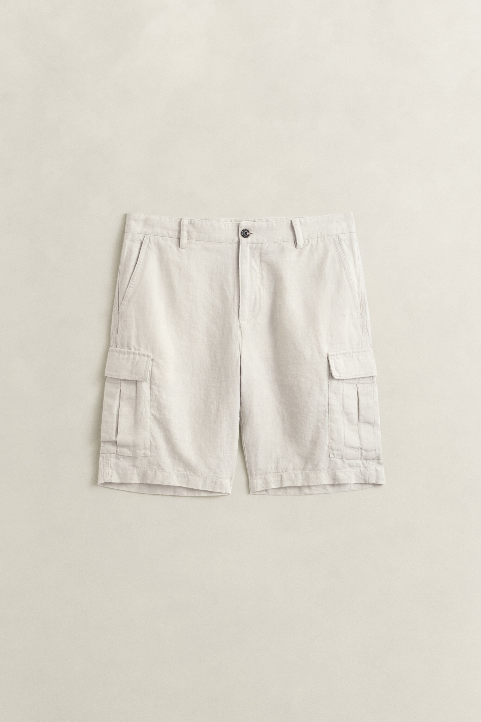 Cargo shorts i hør