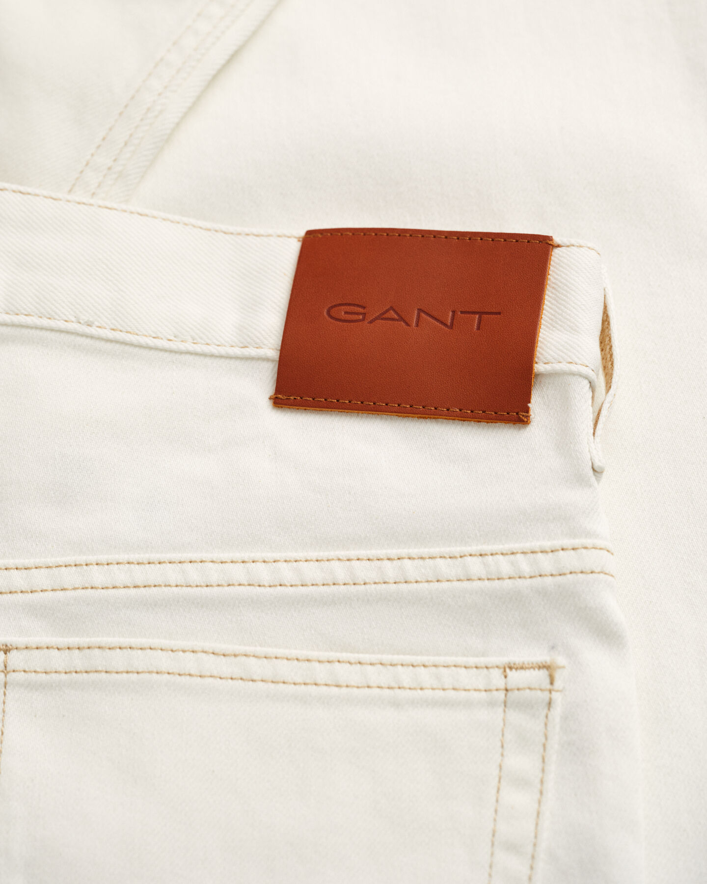 Loose fit hvide jeans