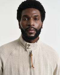 Harrington jakke af hør