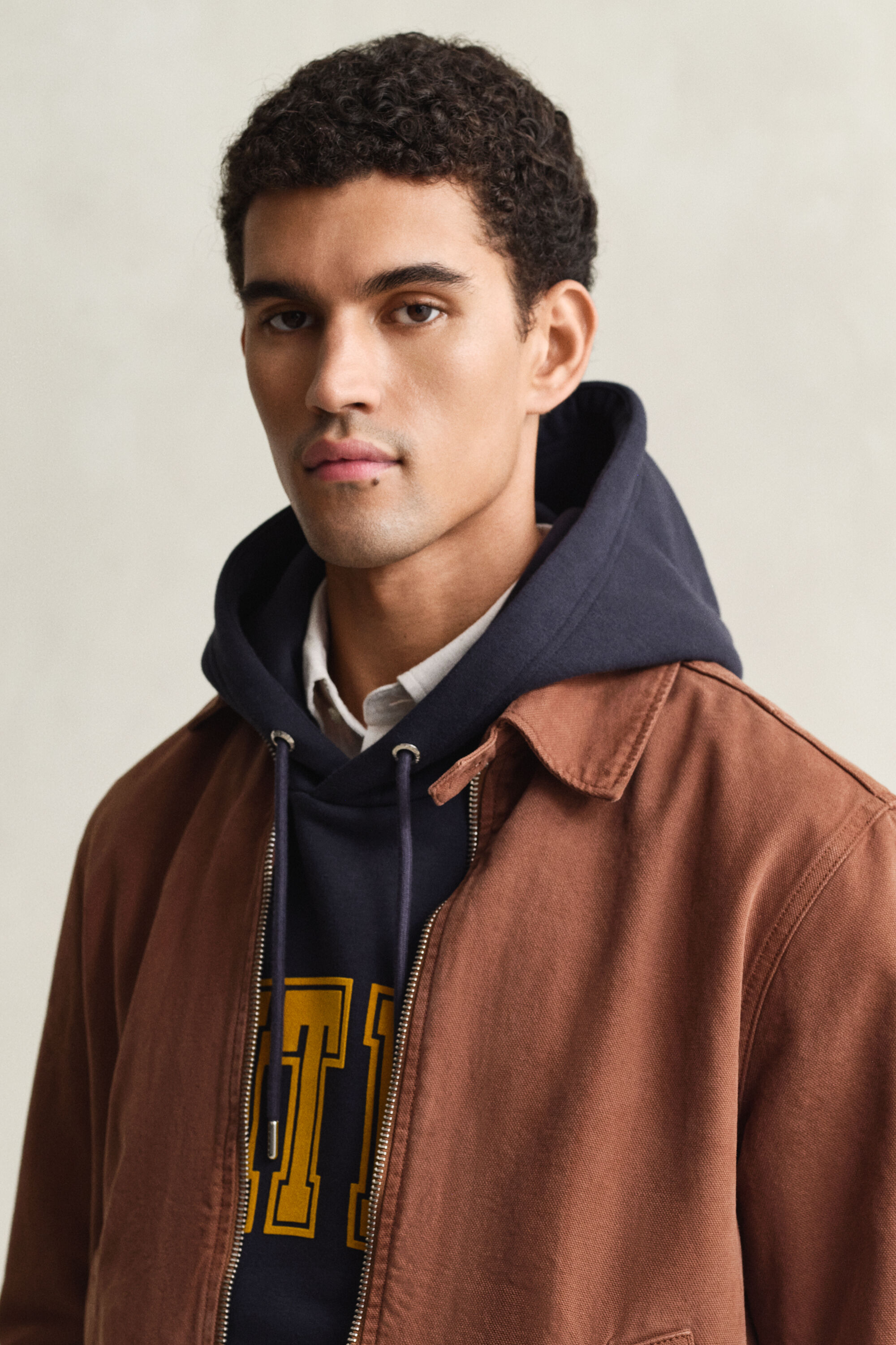 Jakke af bomuldslærred