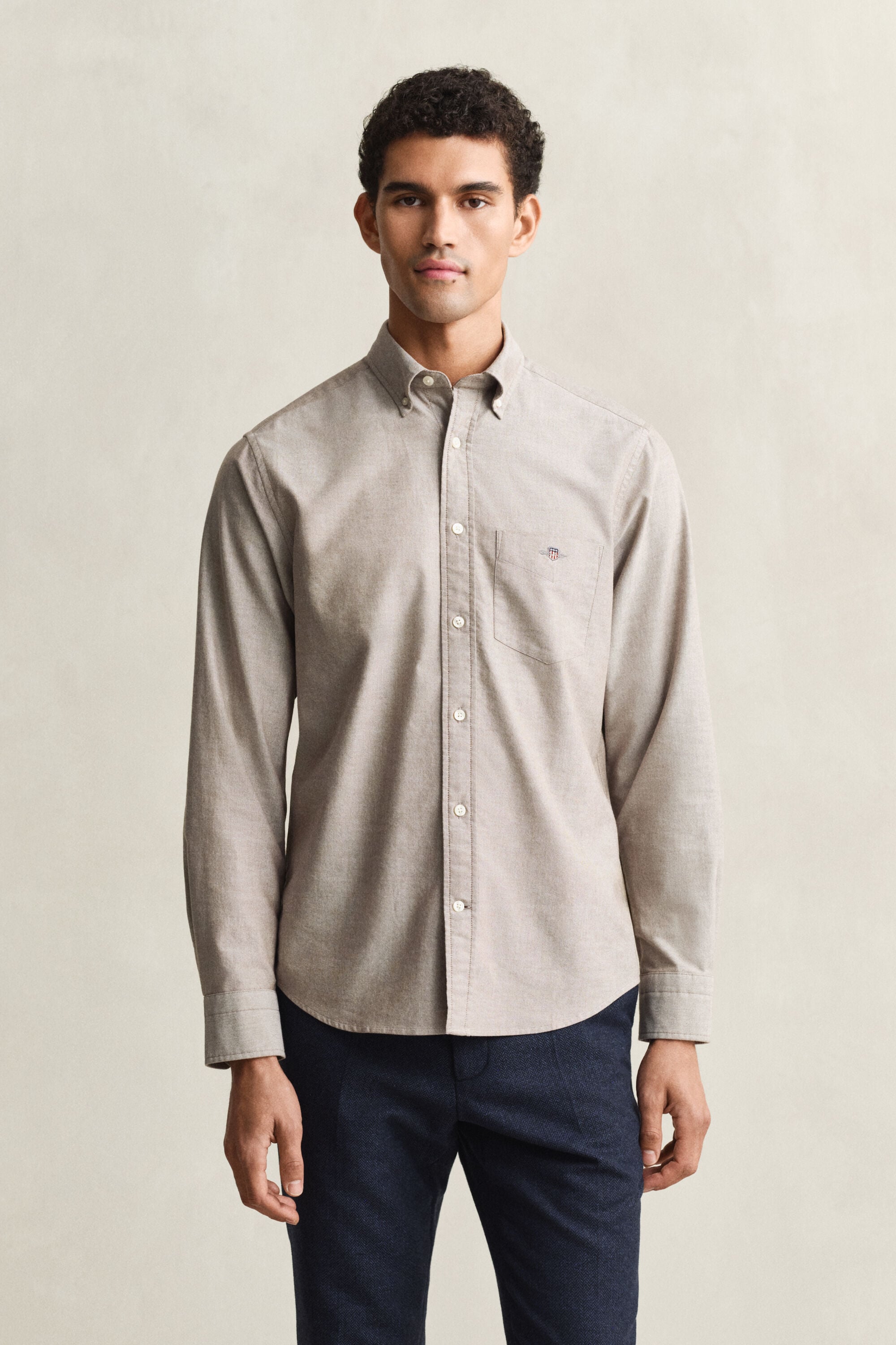 Regular fit klassisk Oxford-skjorte