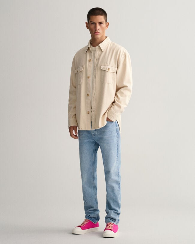 Crewneck sweater i supimabomuld