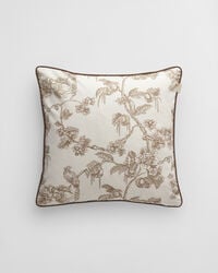 Satin pudebetræk med trætryk