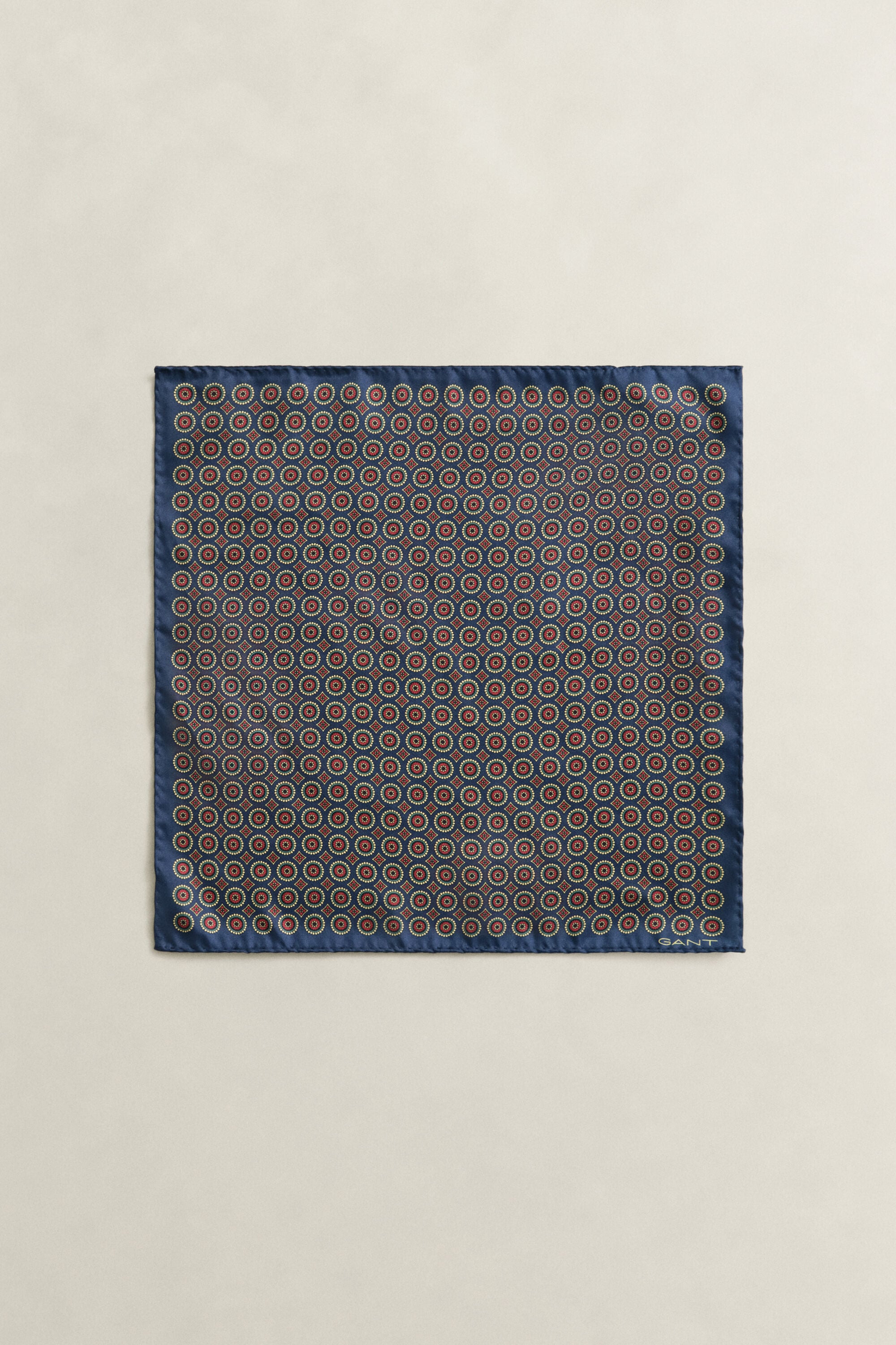 Lommetørklæde med foulard-tryk