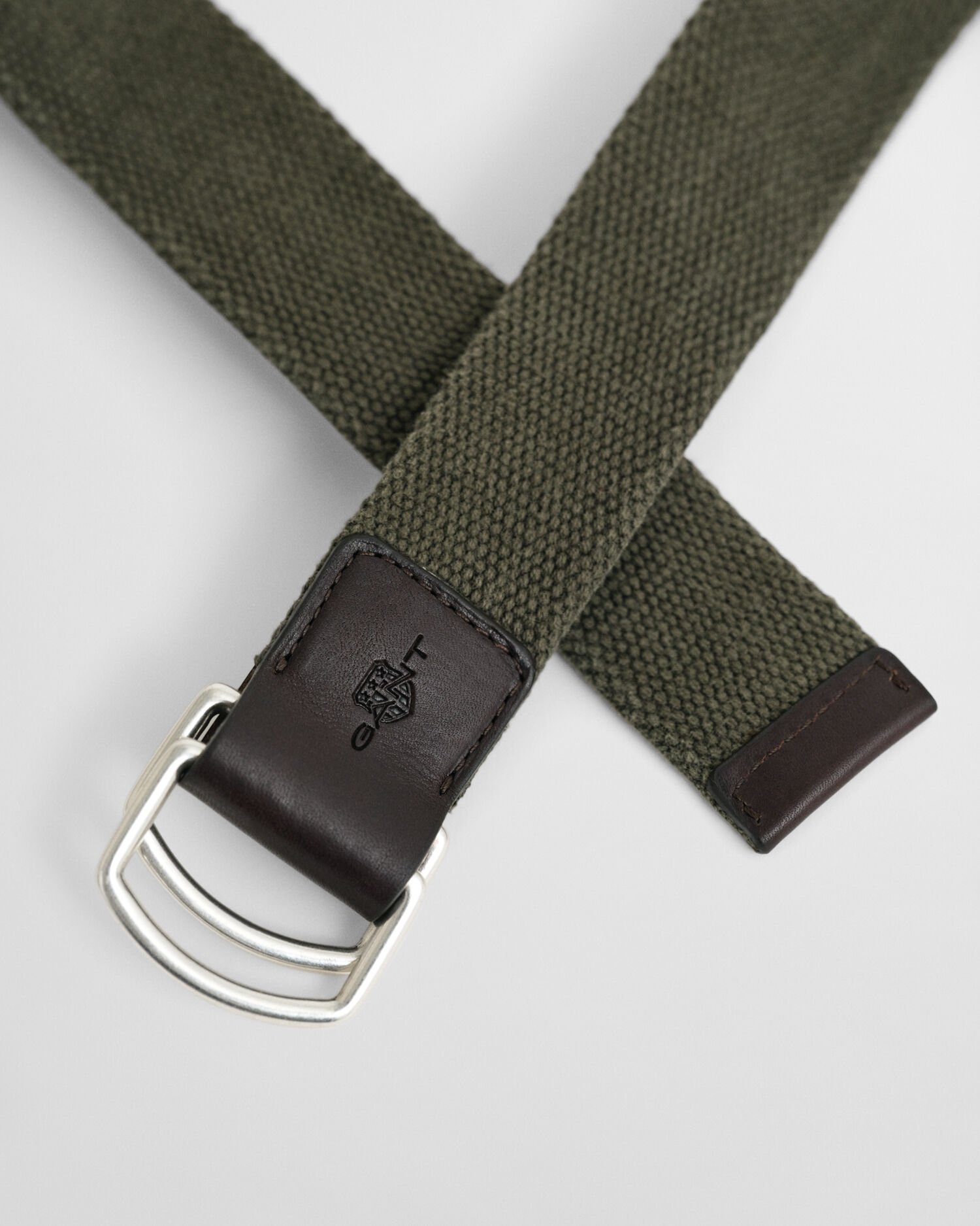 Vævet bælte med vasket effekt