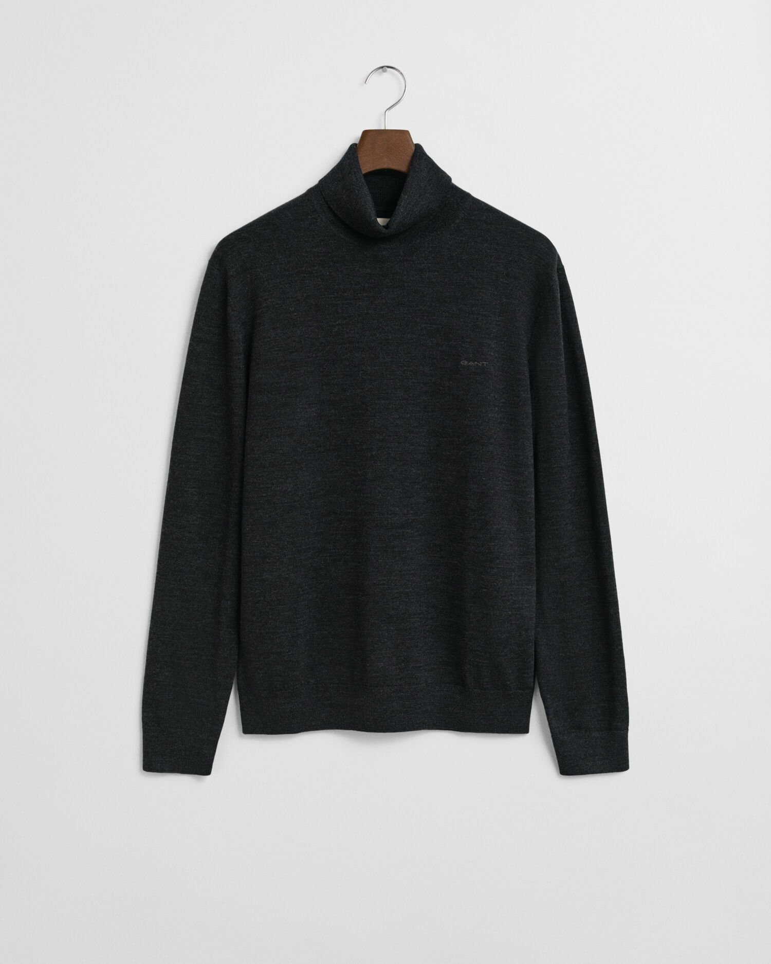 Rullekrave sweater af ekstra fin merinould
