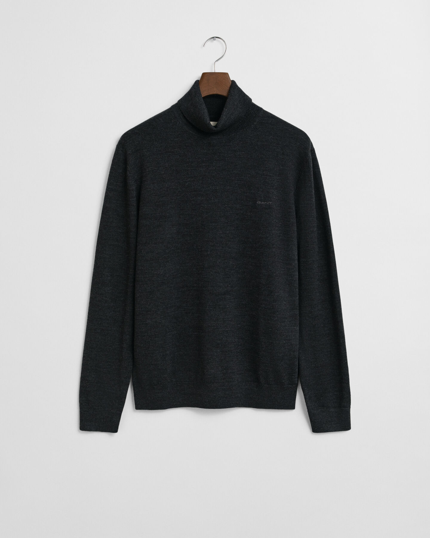 Rullekrave sweater af ekstra fin merinould