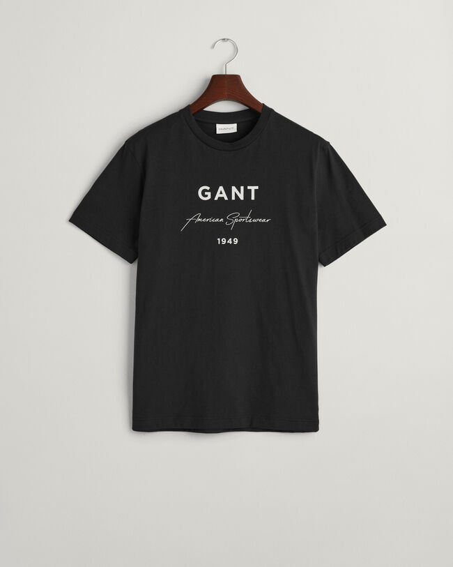 T-shirt med GANT Script Graphic tryk