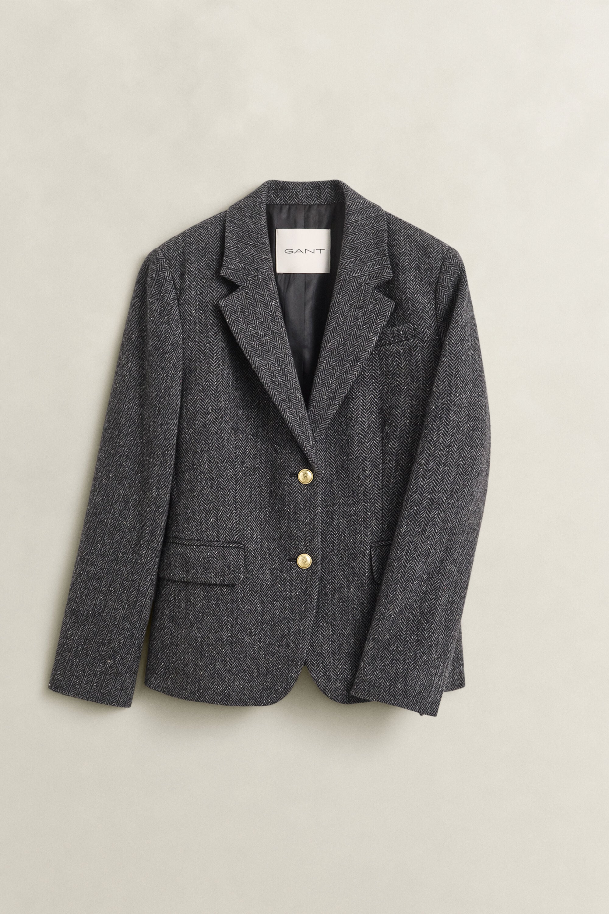 Sildebensmønstret blazer