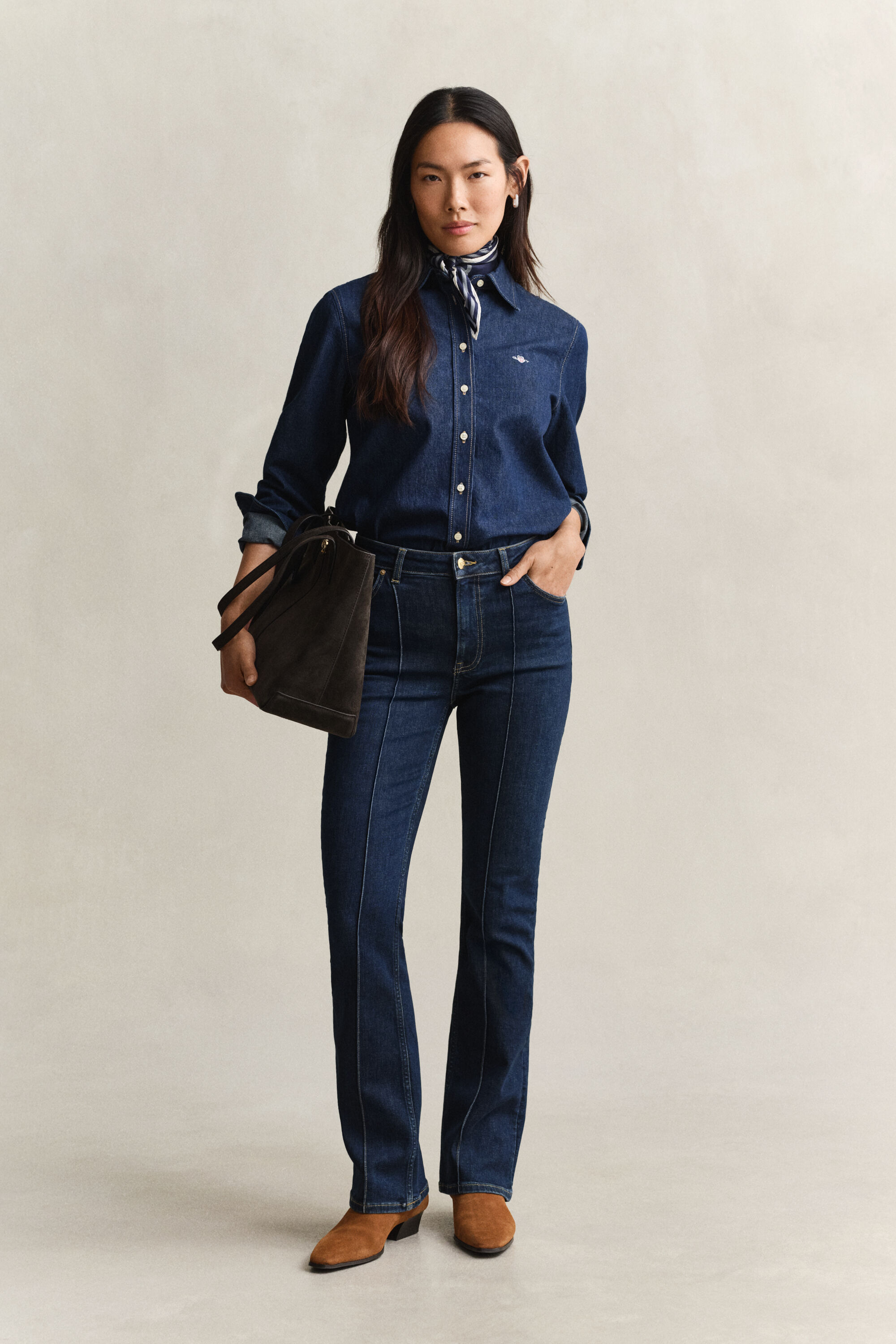 Denim skjorte