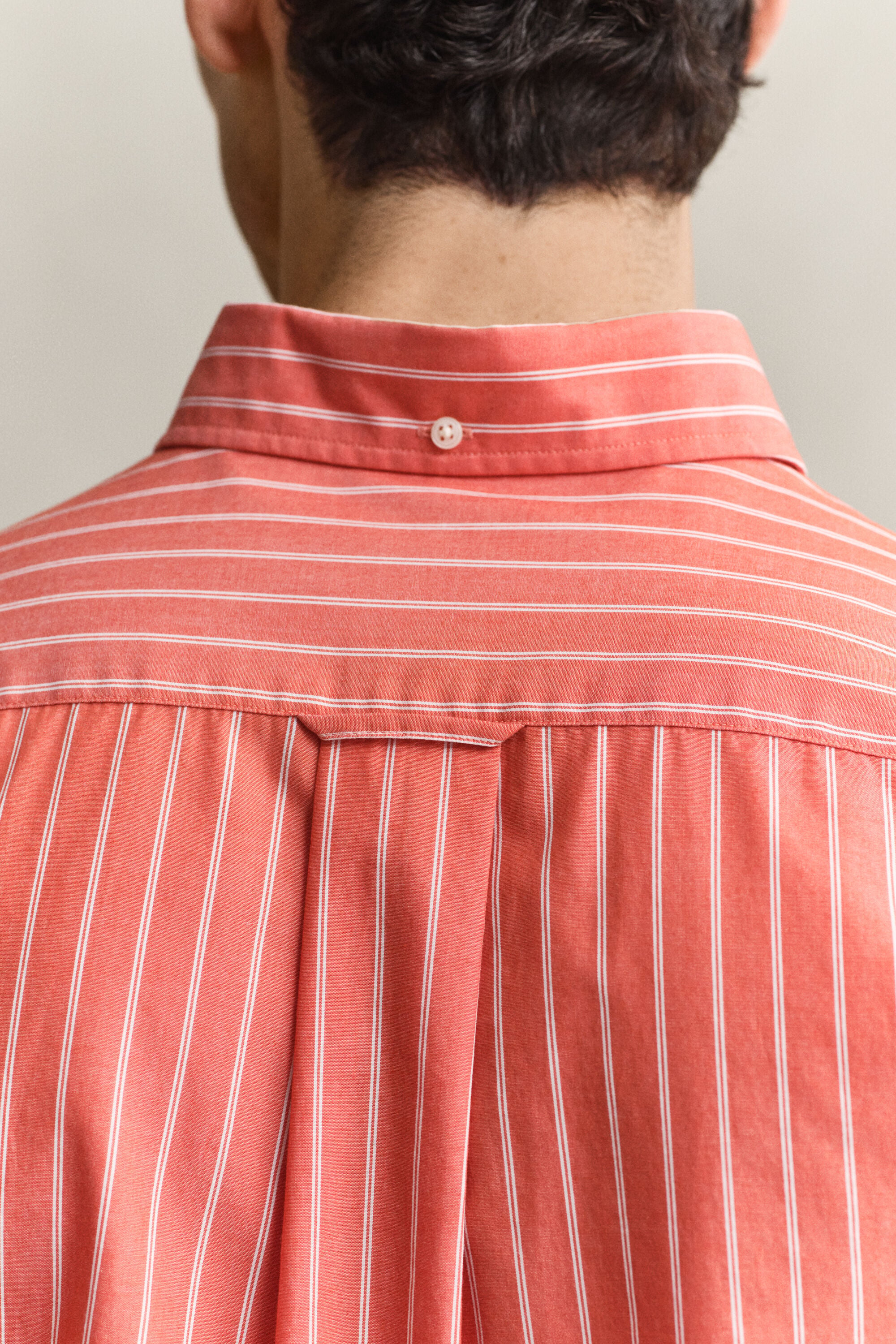 Stribet klassisk poplin-skjorte