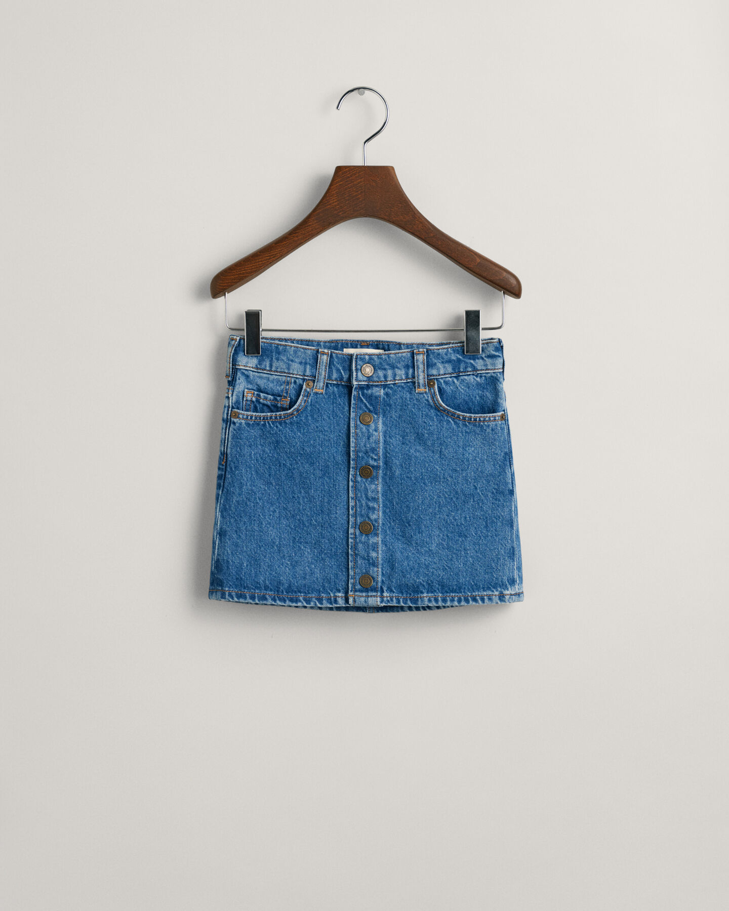 Girls mini-nederdel i denim