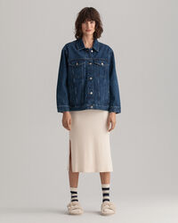 Oversized denimjakke