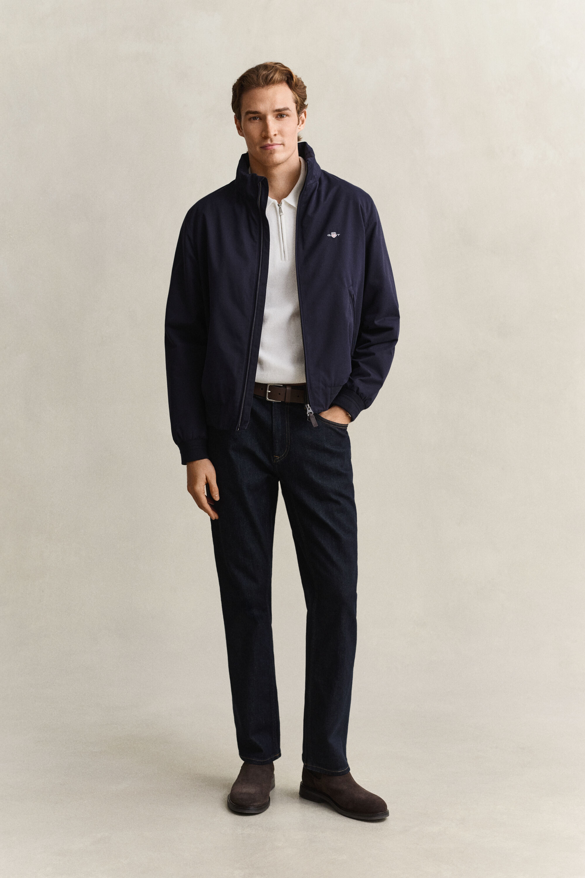 Regular fit jeans i let vask