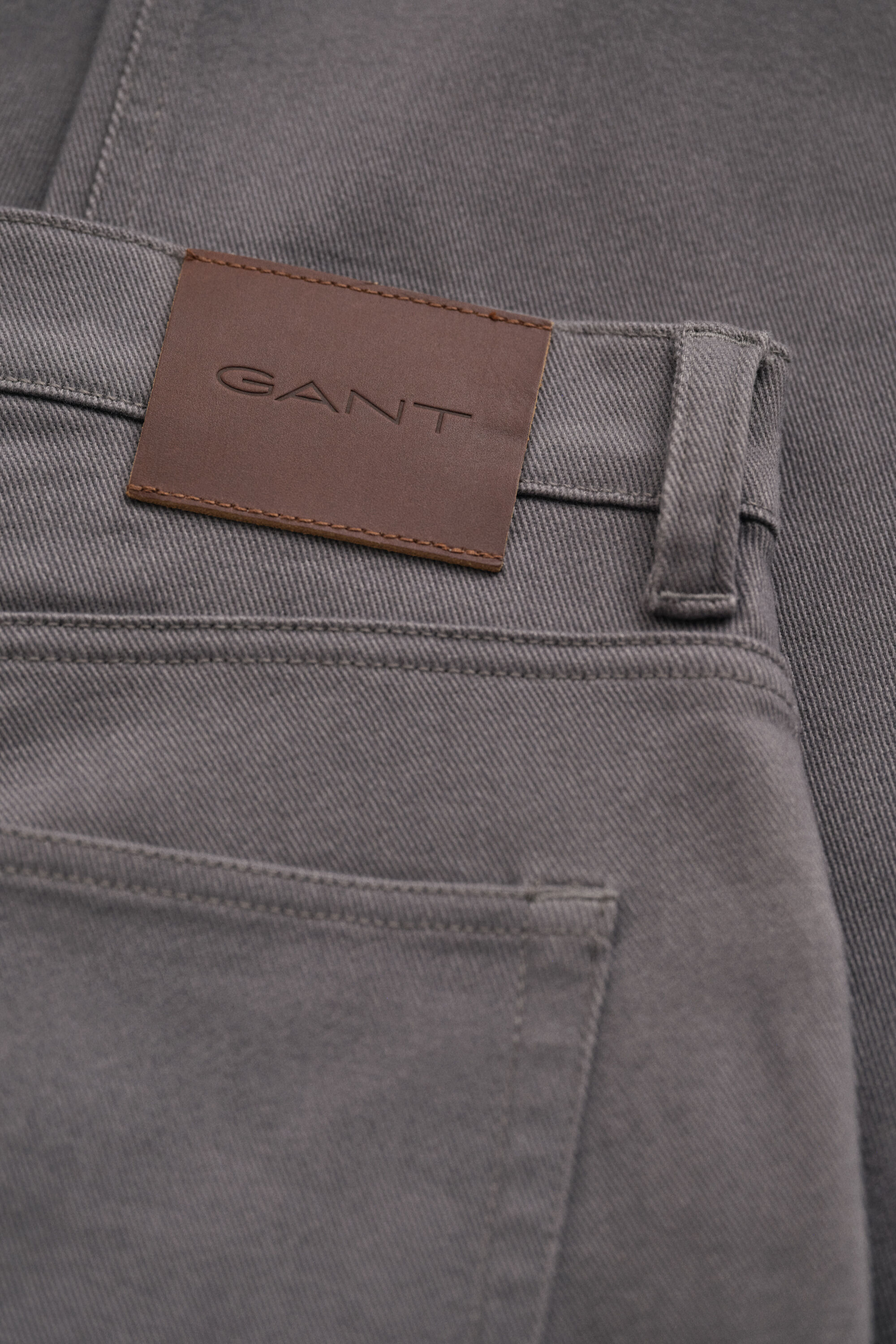 Regular fit jeans i twill