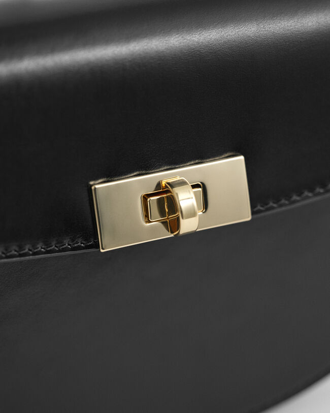 Skuldertaske af læder