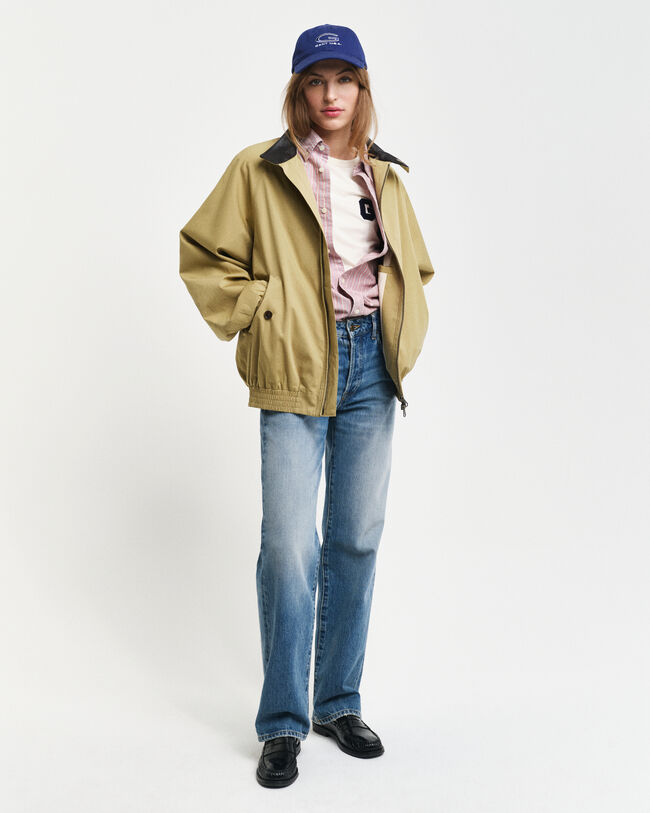 Harrington jakke af bomuld