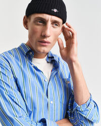 Regular fit klassisk stribet poplin-skjorte