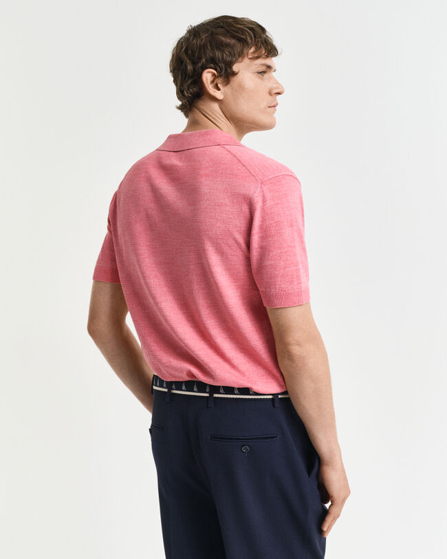 Sunfaded kortærmet polo sweater