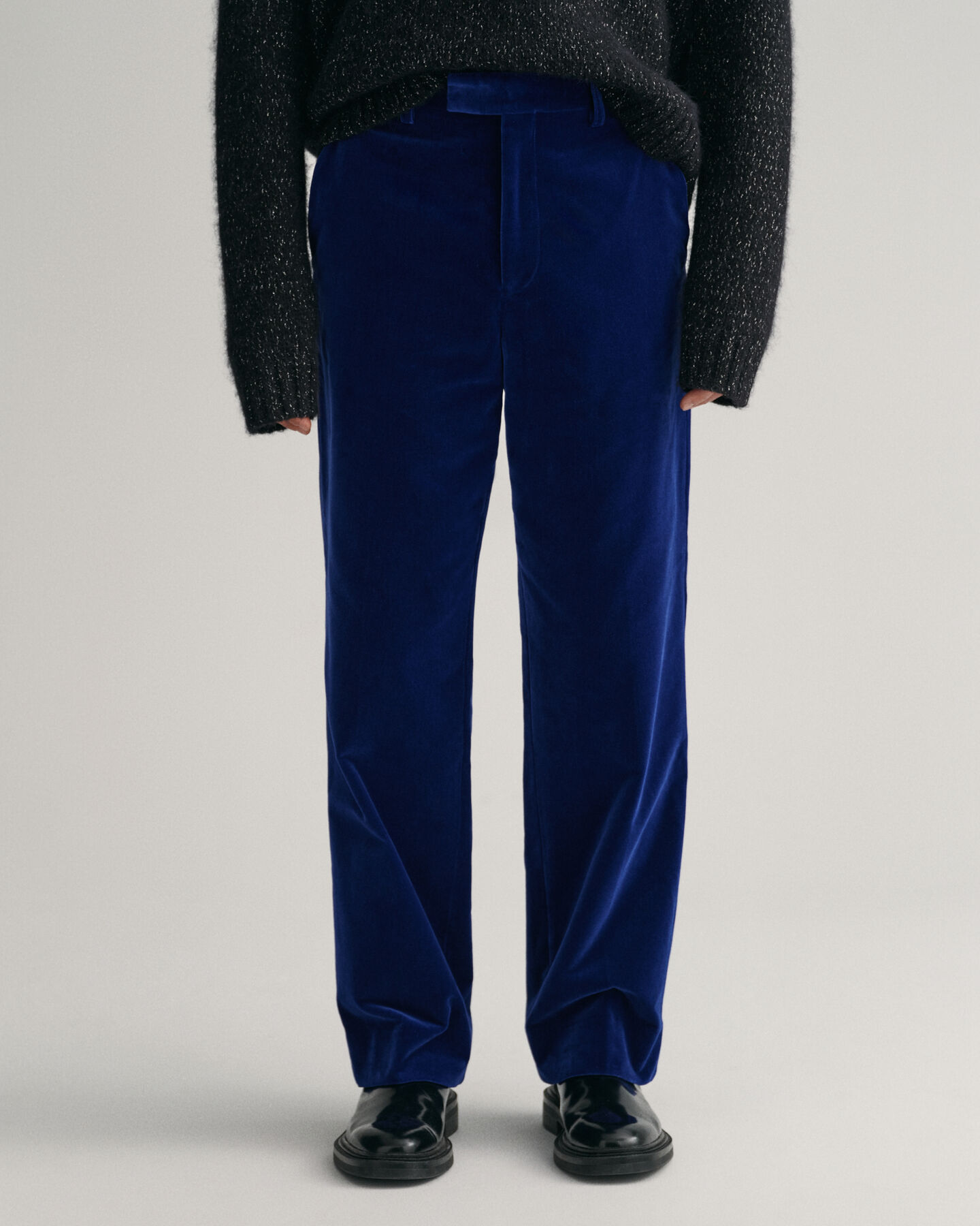 Jakkes&aelig;t-bukser i fl&oslash;jl